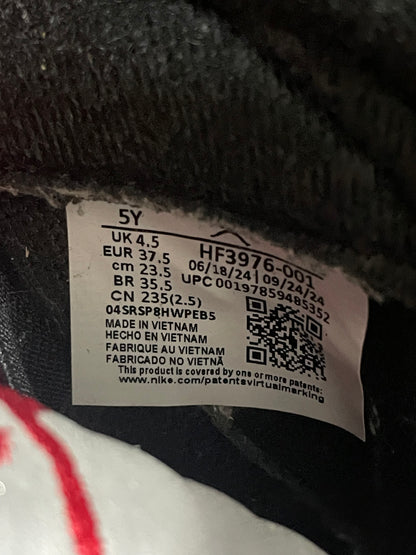 Jordan 5 Retro Black Metallic Reimagined GS Size 5.5Y