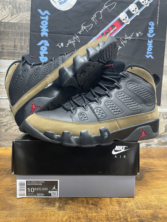 Jordan 9 Retro Olive Size 10.5