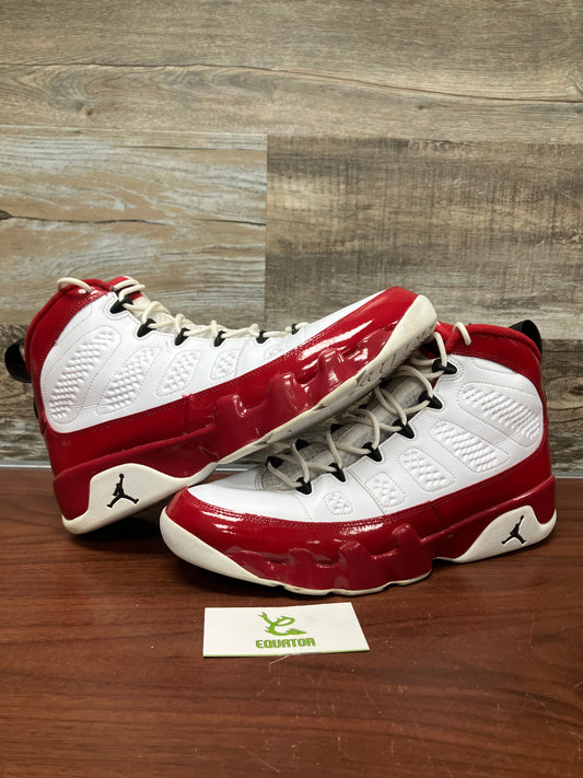 Jordan 9 Retro White Gym Red Size 12