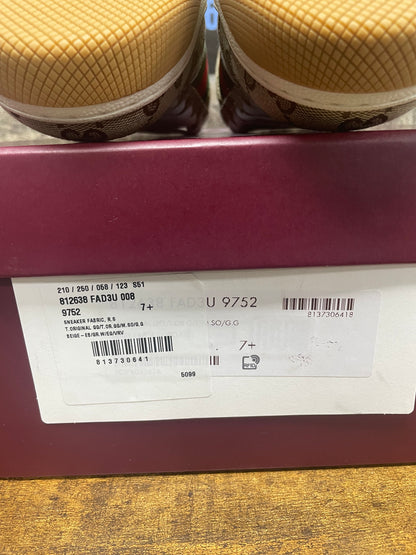 Gucci Screener GG Canvas Sneakers Size 7.5 UK/8.5 US