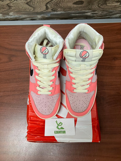 Nike Dunk High Hoops Pack Pink Size 6W