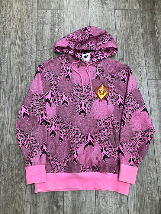 Palace Suburban Less Ghost Pink Hoodie Size S