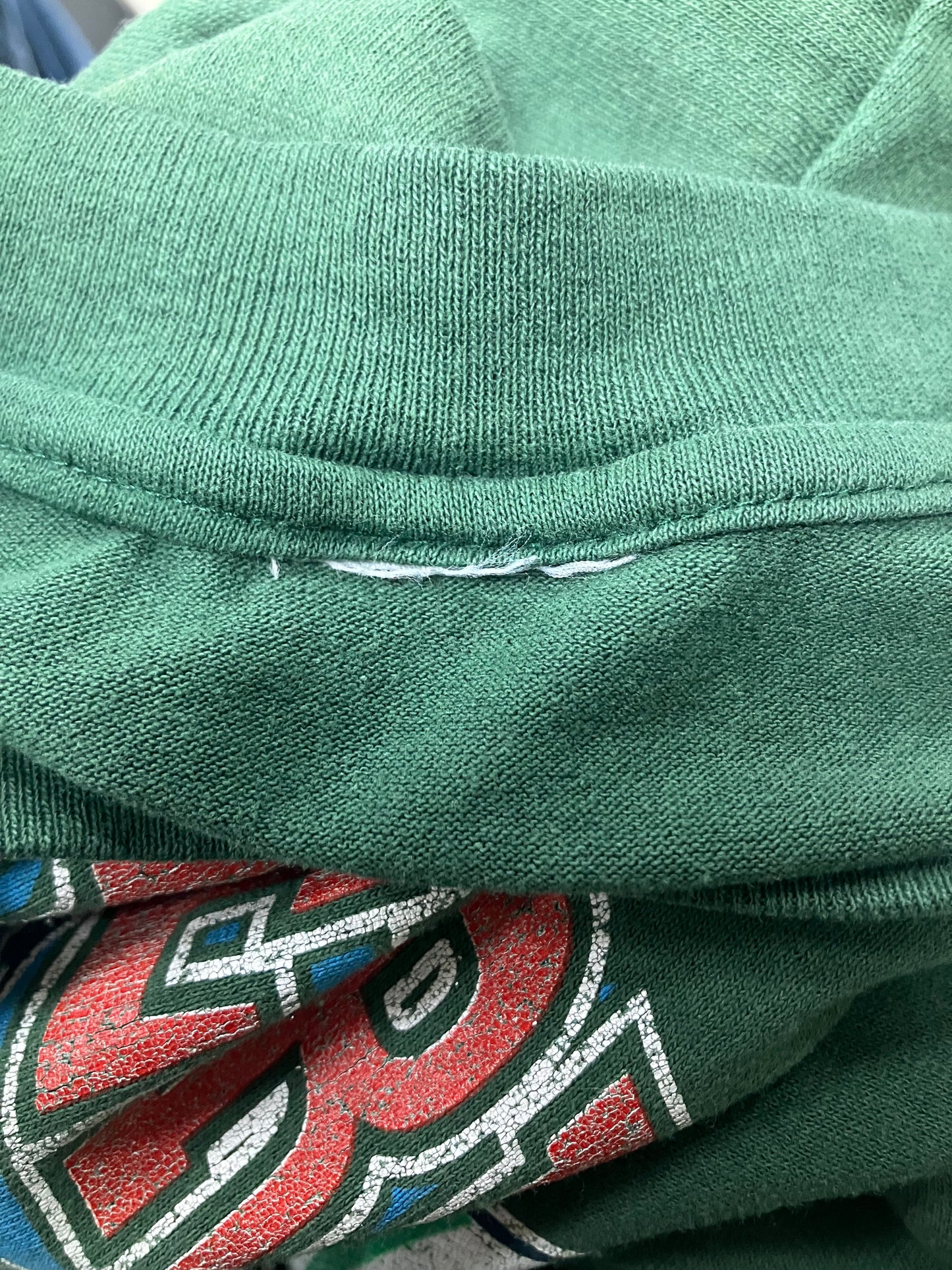 L-Vintage 1990 Oakland World Series Tee