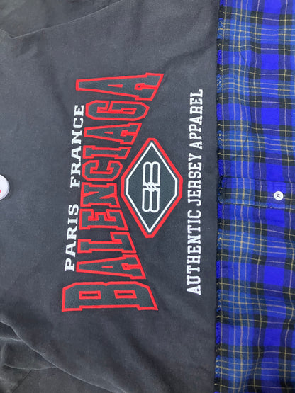 2-Balenciaga Hybrid Flannel Longsleeve shirt
