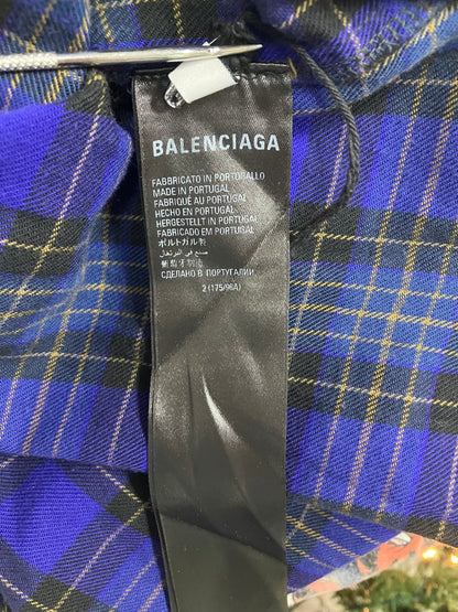 2-Balenciaga Hybrid Flannel Longsleeve shirt