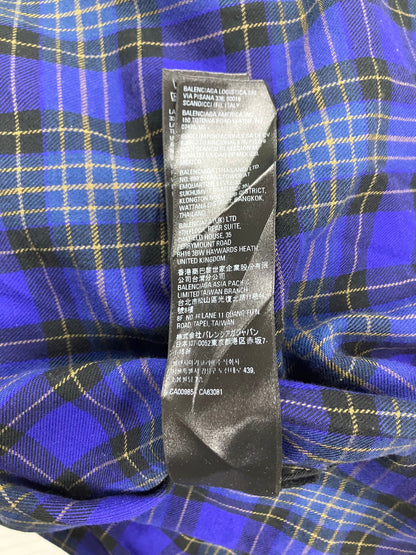 2-Balenciaga Hybrid Flannel Longsleeve shirt