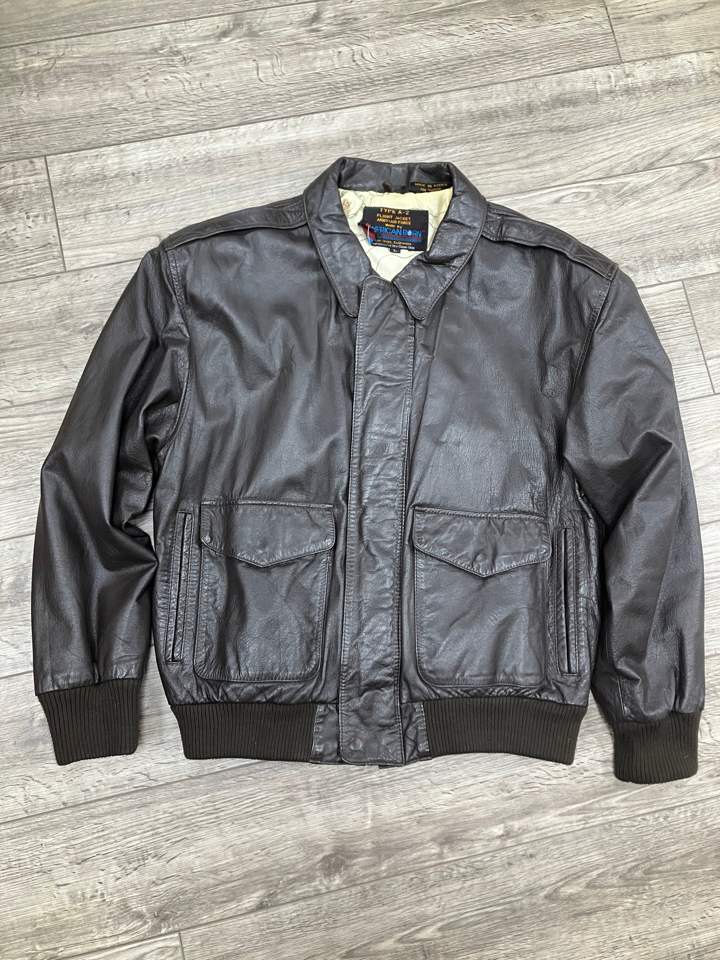 L-Leather Type A-2 Flight Jacket