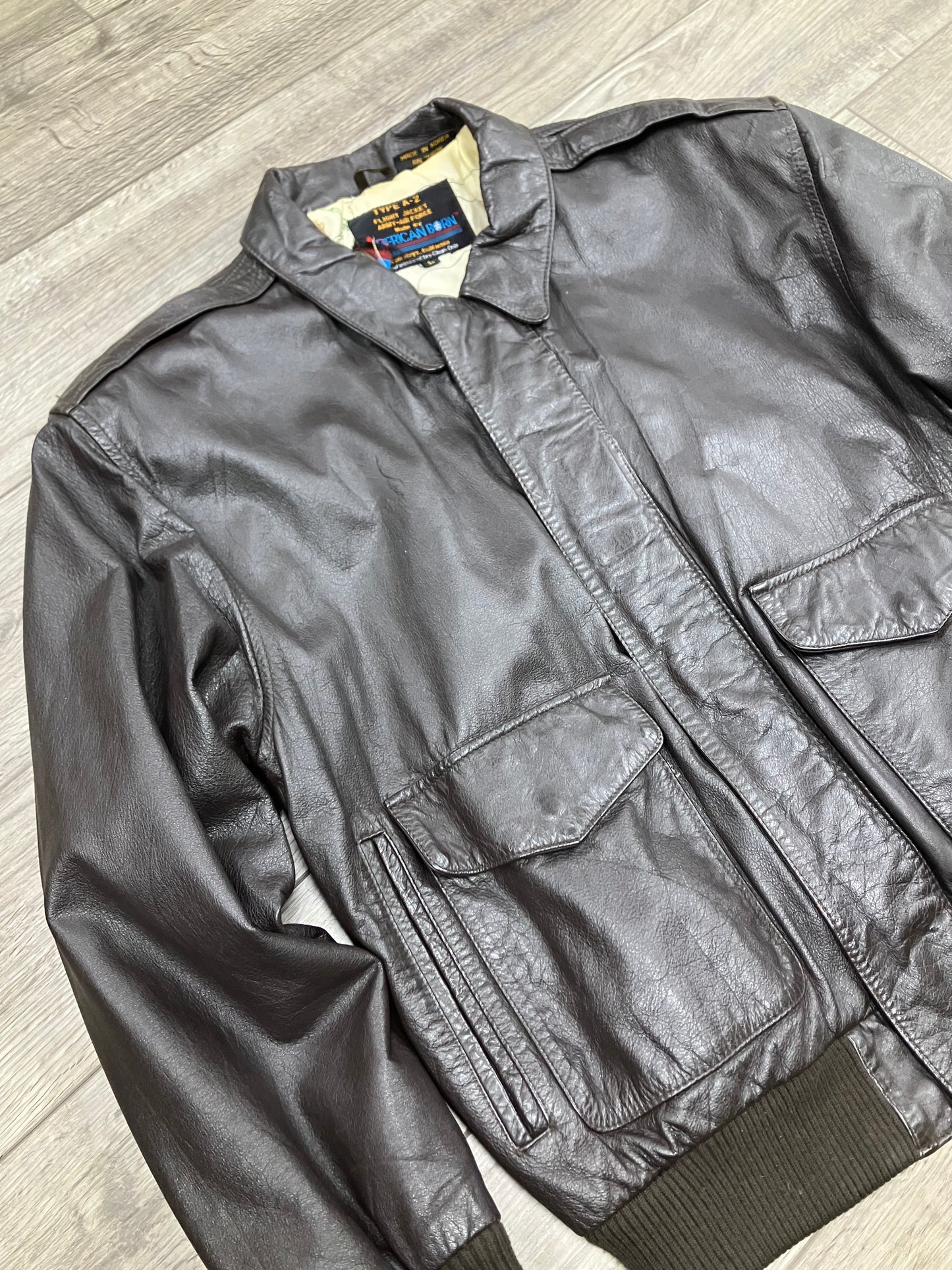 L-Leather Type A-2 Flight Jacket