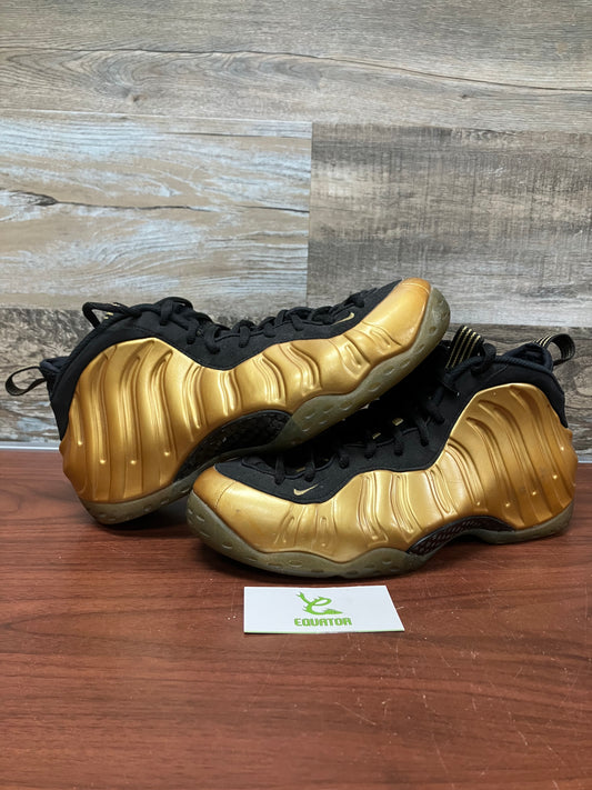 Nike Air Foamposite One Metallic Gold Size 11.5