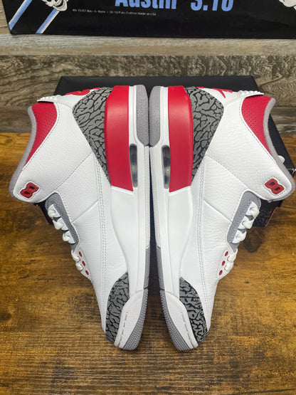8.5 - Air Jordan 3 Fire Red