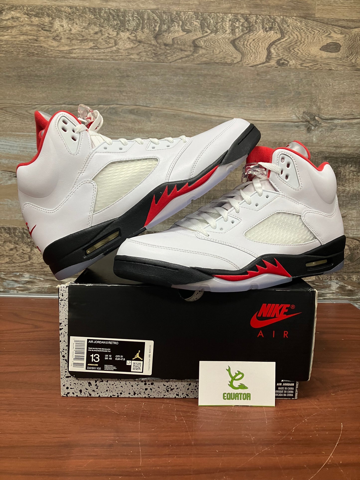 Jordan 5 Retro Fire Red Size 13