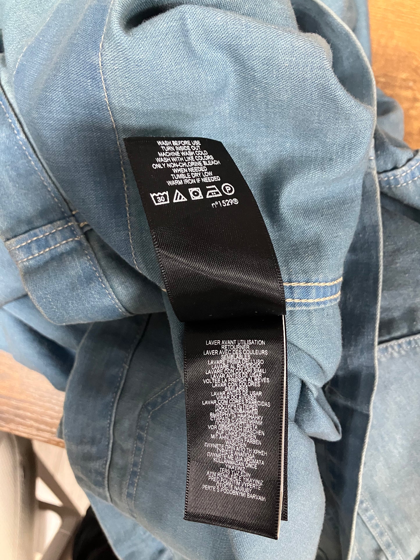 L-Ralph Lauren RRL/Double RL Light Denim Blazer Jacket