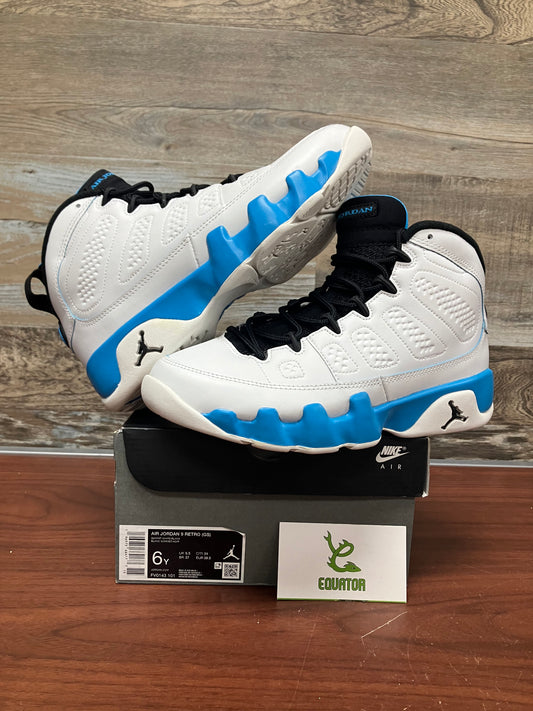 Jordan 9 Retro GS Powder Blue 2024 Size 6Y