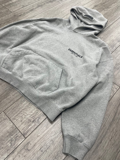 M - Fear Of God Essentials Grey Pullover Hoodie