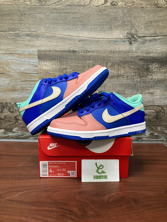 Nike Dunk Low Salmon Toe GS Size 4y