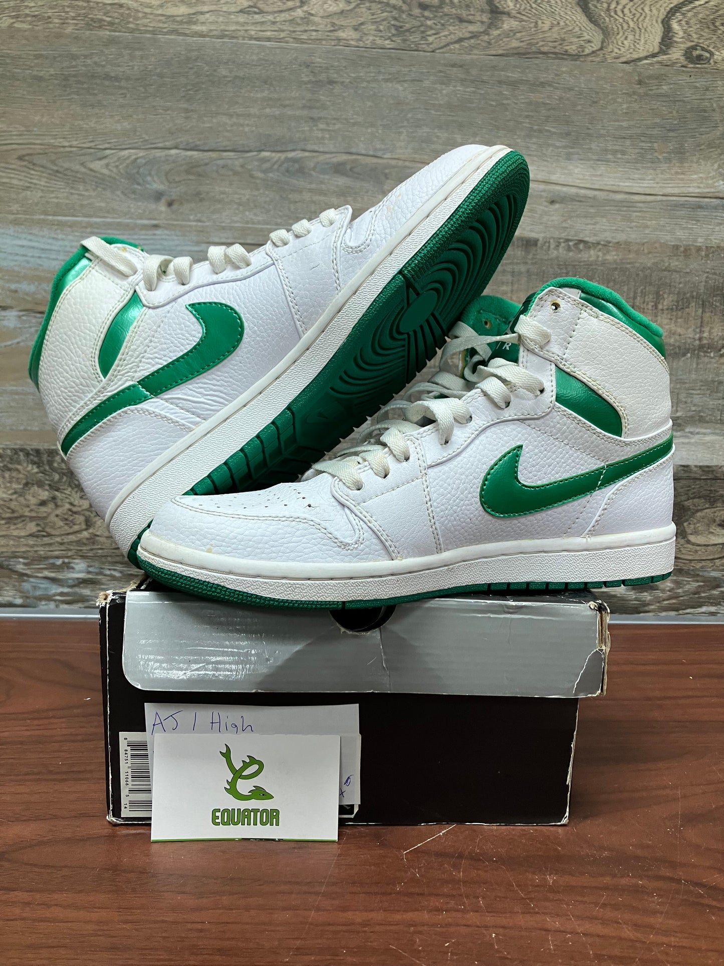 Jordan 1 Retro Do The Right Thing Green Size 8.5