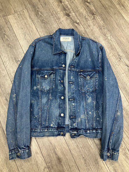XXL-Polo Denim And supply Paint denim jacket