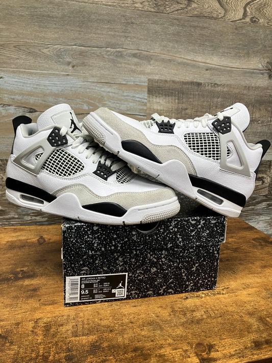 8-Air Jordan 4 Military Black