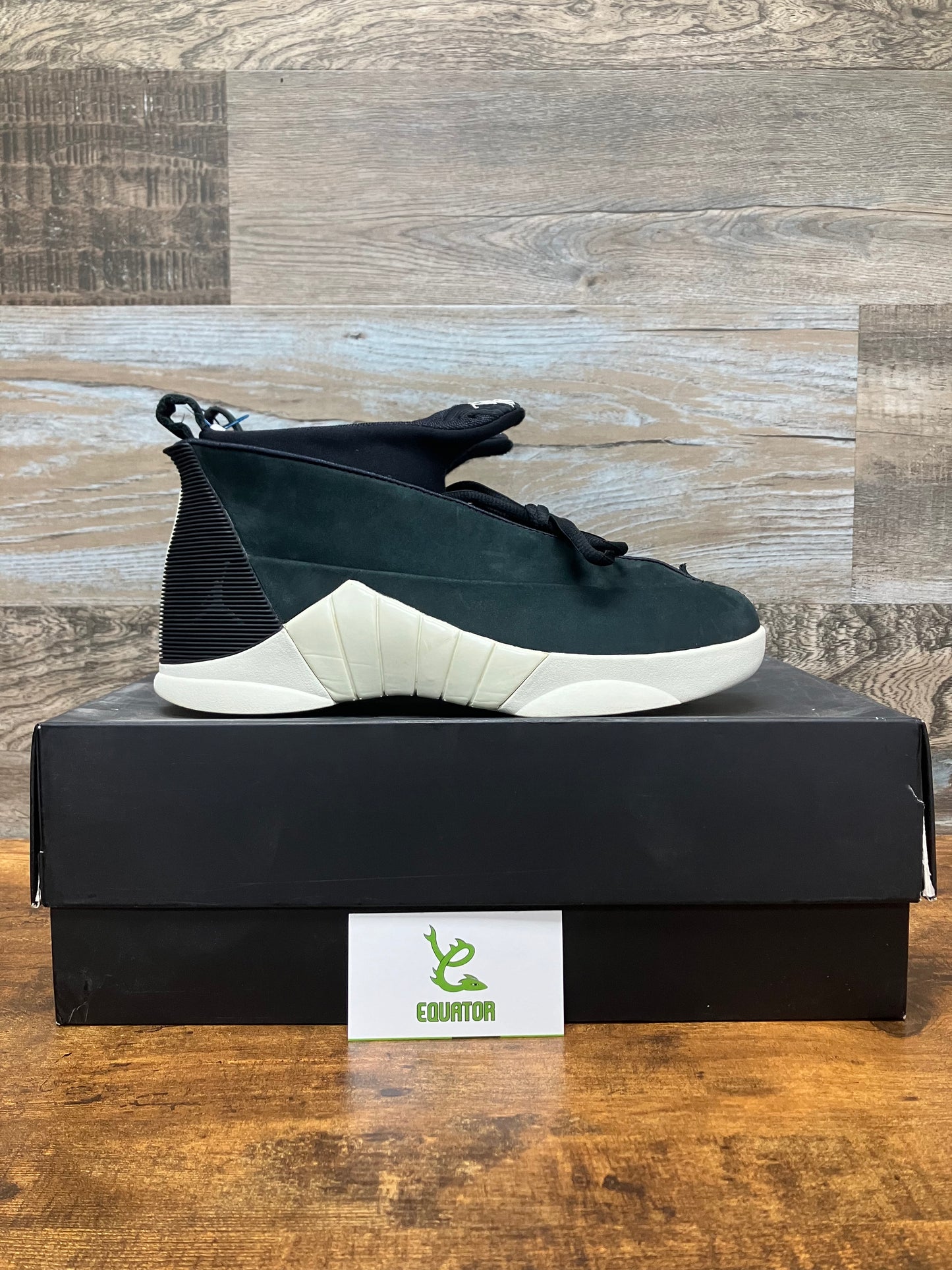 Jordan 15 Retro PSNY Black Suede Size 8.5