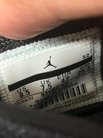 Jordan 15 Retro PSNY Black Suede Size 8.5