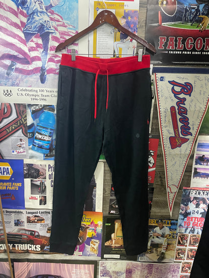 M - Polo Ralph Lauren Black/Red Cotton Jogger Pants
