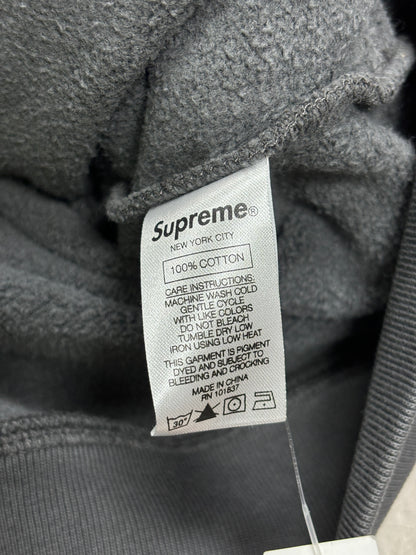 Supreme overdyed half zip sweatshirt S