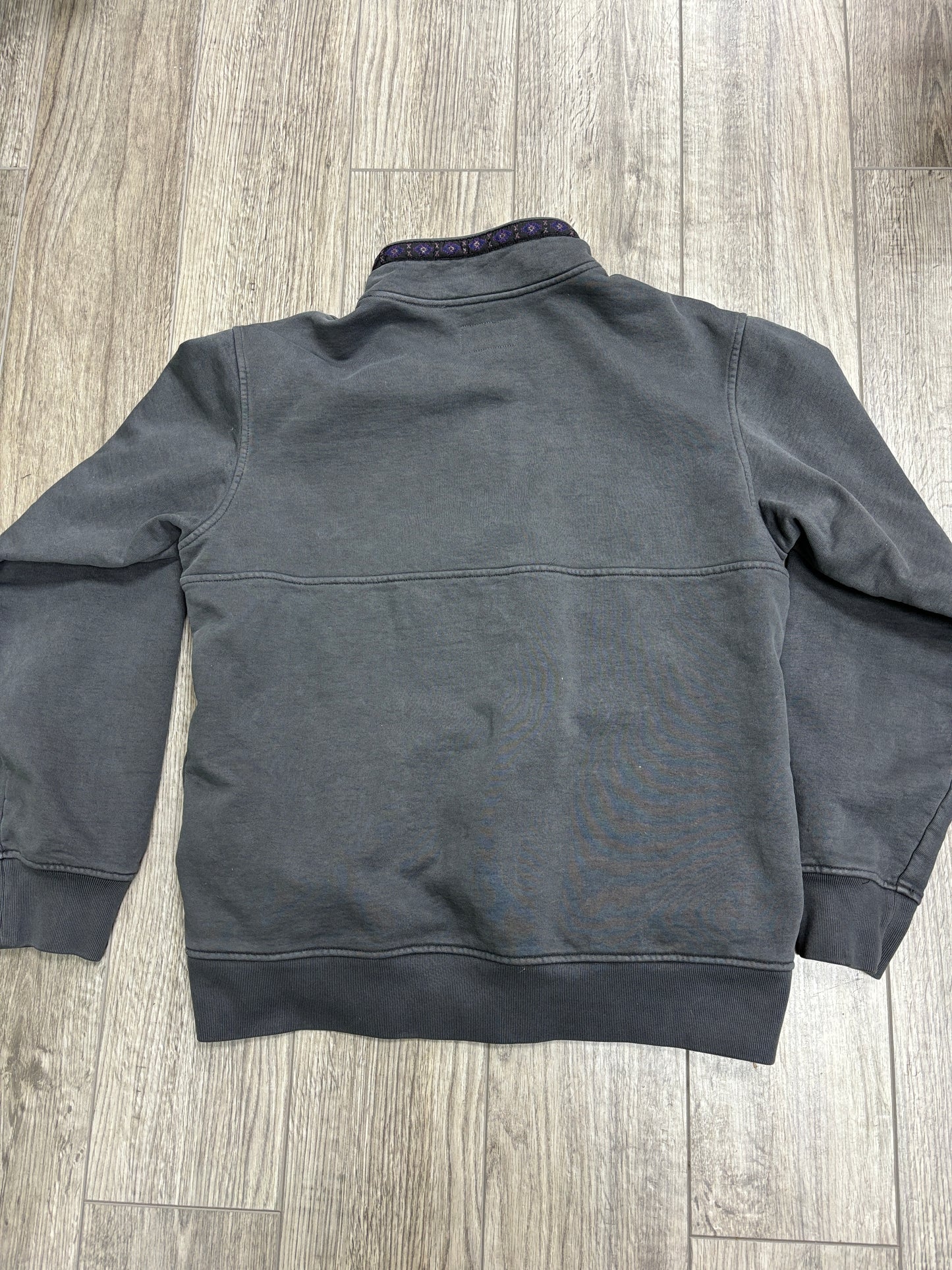 Supreme overdyed half zip sweatshirt S