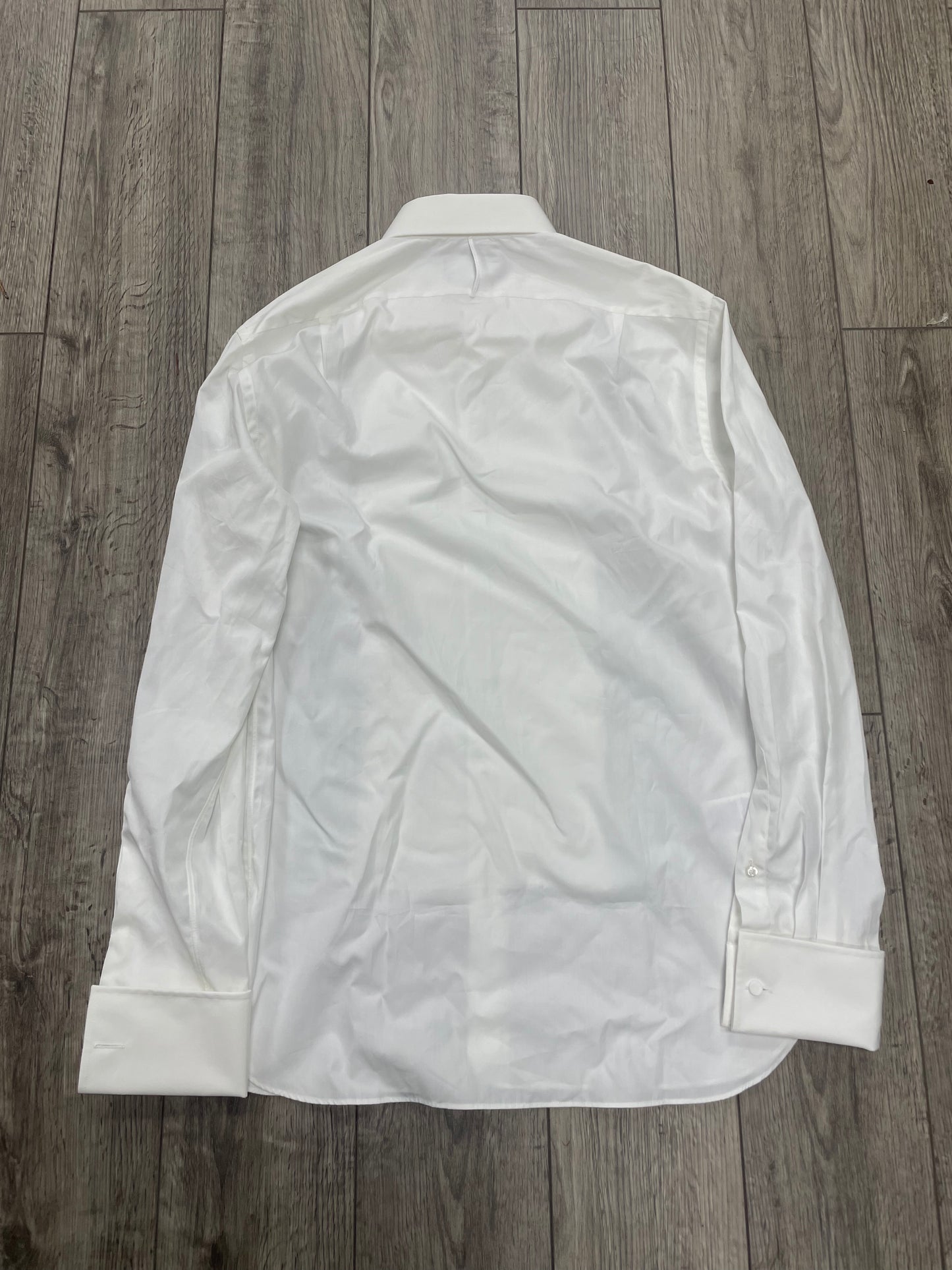 15.5/M - Purple Label Ralph Lauren Pleated French Cuff Tuxedo Dress Shirt