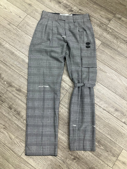 30-Off-White Tailored Strap Cargos