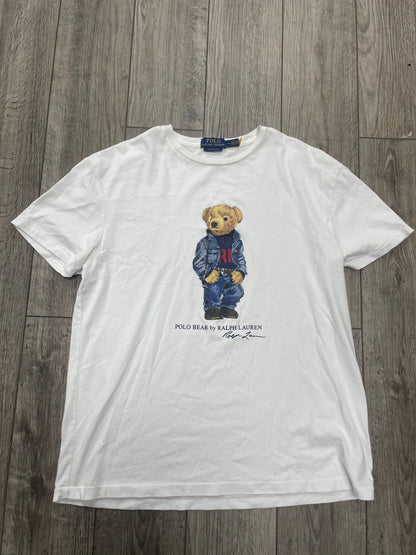 M - Polo Ralph Lauren Denim Suit Bear Tee