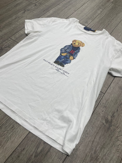 M - Polo Ralph Lauren Denim Suit Bear Tee