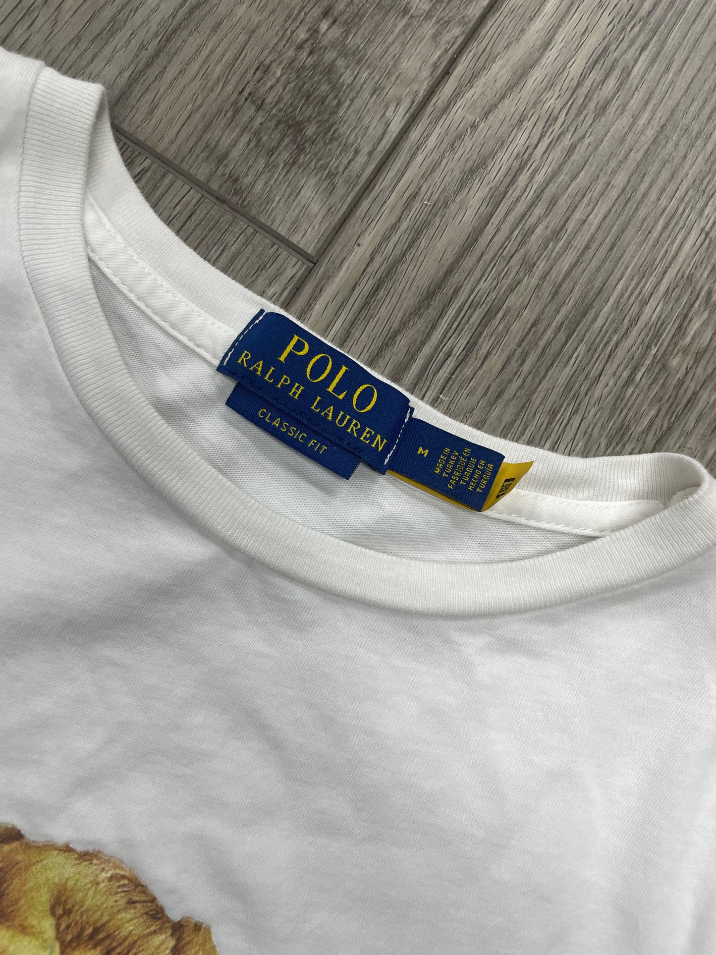 M - Polo Ralph Lauren Denim Suit Bear Tee