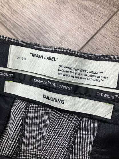 30-Off-White Tailored Strap Cargos