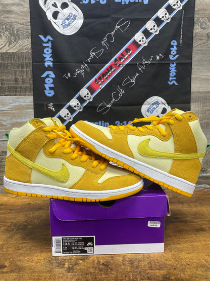 10.5 - Nike Dunk SB High Fruity Pack - Pineapple