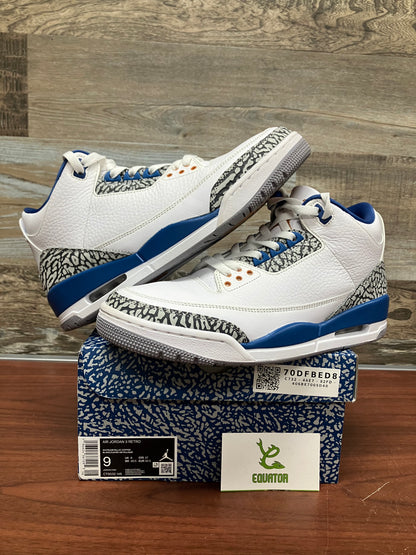 Jordan 3 Retro Wizards Size 9