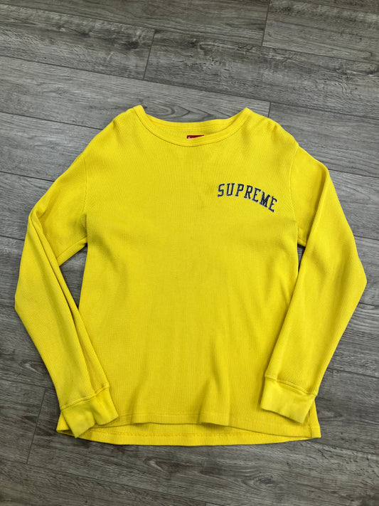 L-Supreme Yellow Thermal Long sleeve