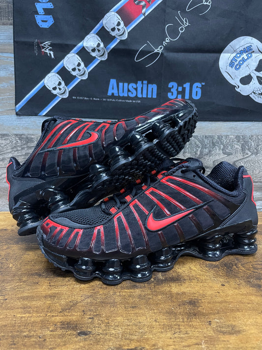11.5-Nike Shox TL Black Light Crimson