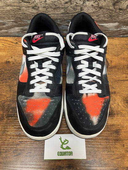 Nike Dunk Low Graffiti Black Red Size 10.5