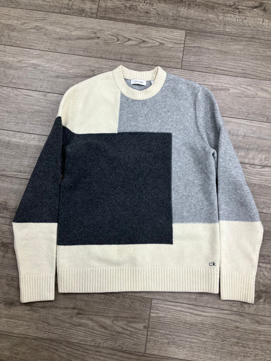M-Calvin Klein Color Block Sweater