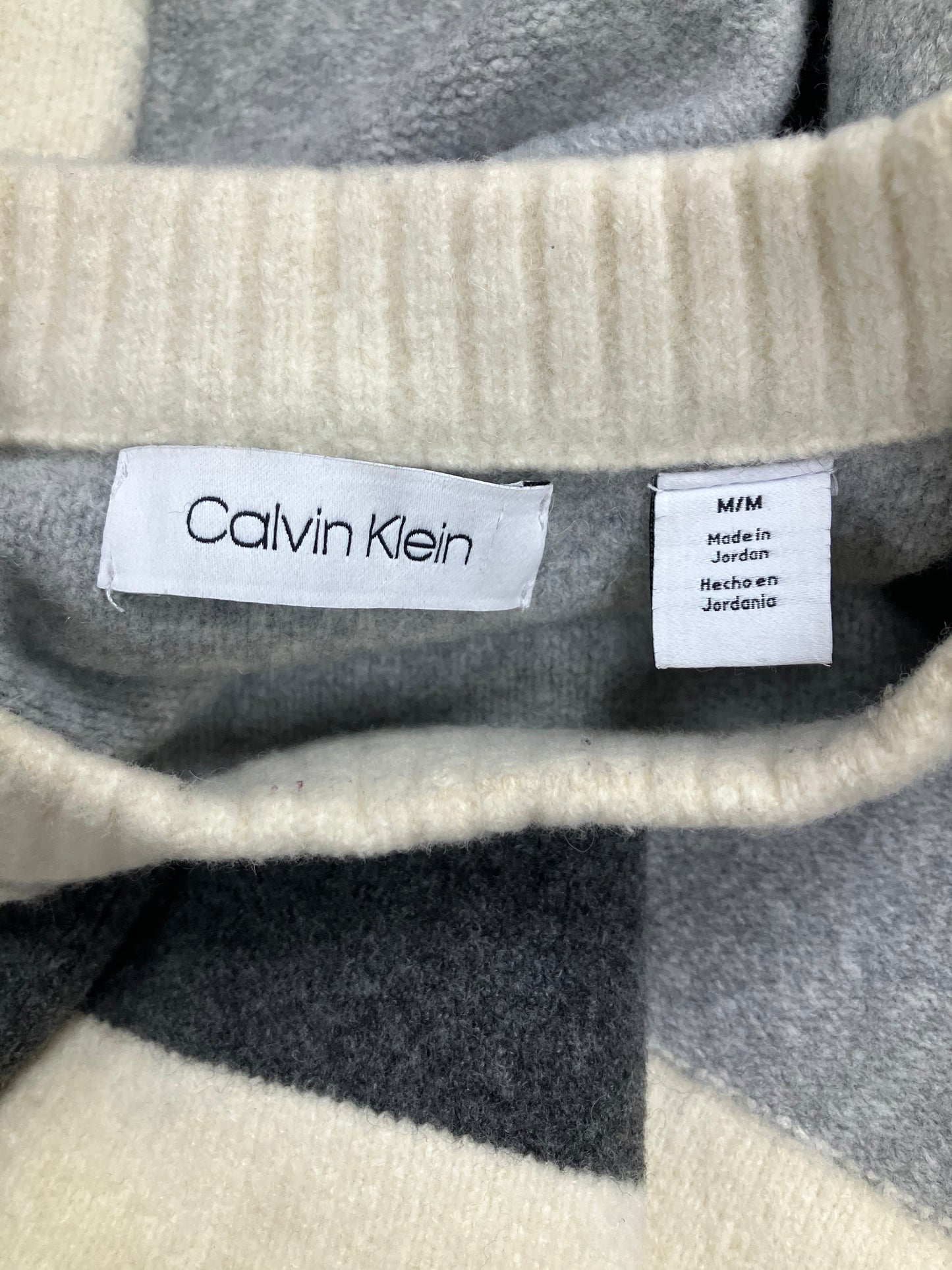 M-Calvin Klein Color Block Sweater