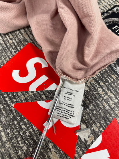 L - Helmut Lang Pink Box Logo Shirt