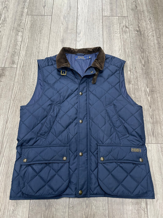 L-Polo Ralph Lauren Navy Quilted Vest