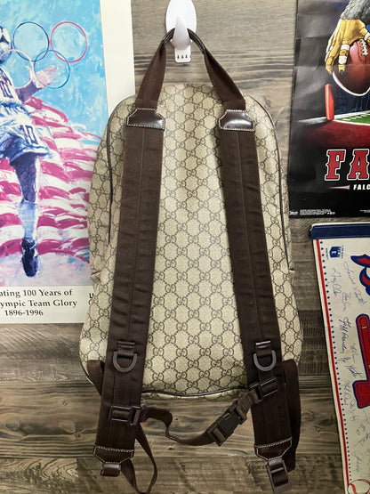 Gucci Supreme PVC GG Logo Backpack