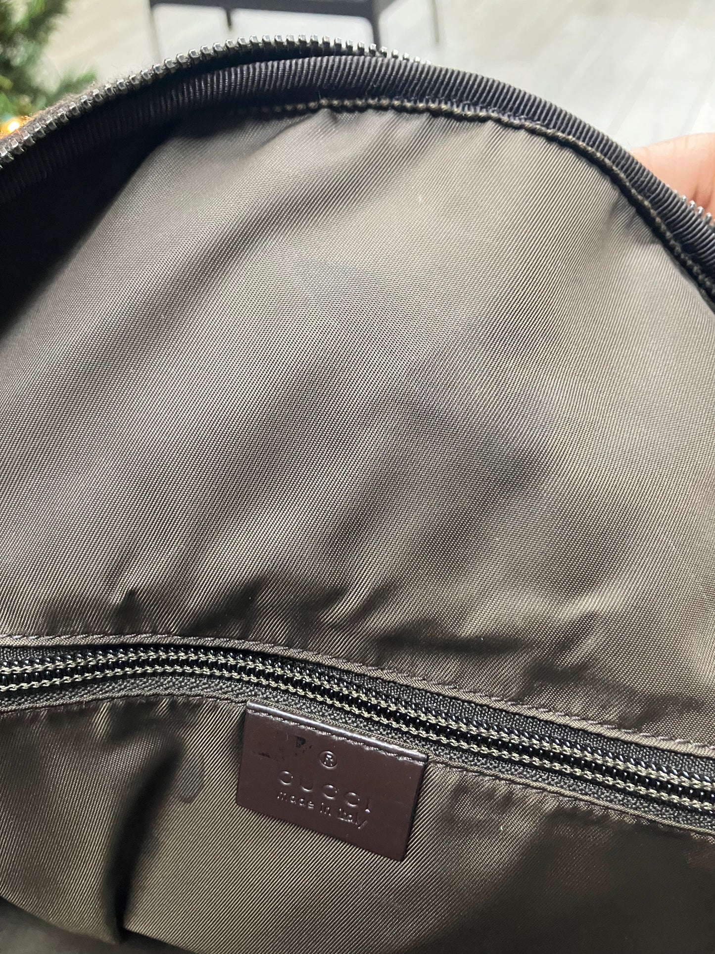 Gucci Supreme PVC GG Logo Backpack