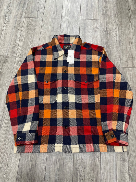 XL-RRL Plaid Wool Shirt Jacket