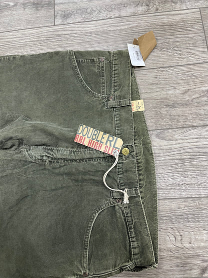 36-RRL Olive Green High Slim Corduroy Pants