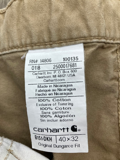 Carhartt khaki Pants 40x32