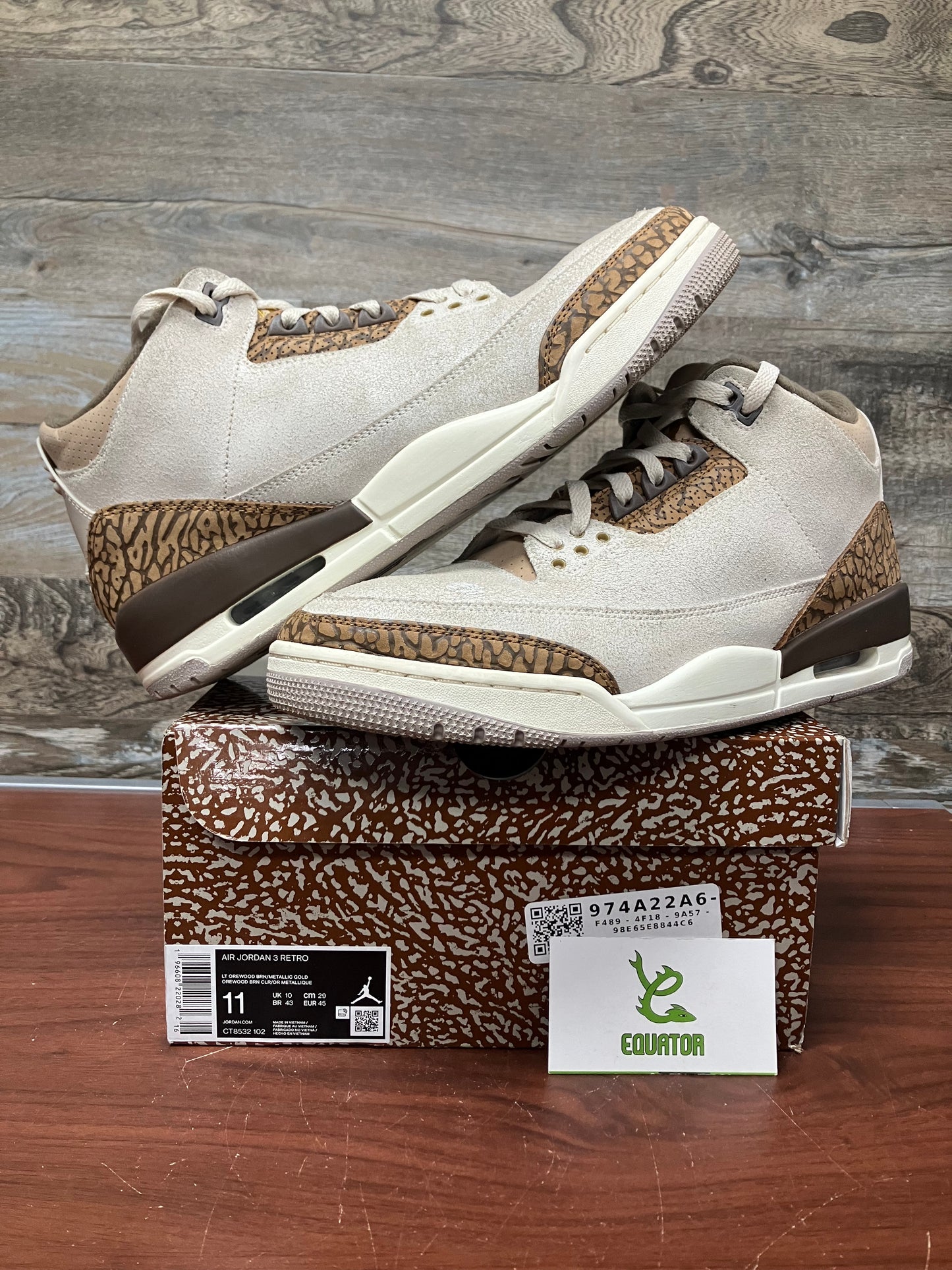 Jordan 3 Retro Palomino Size 11