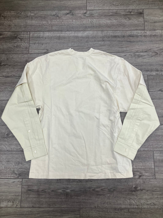 2-Balenciaga Beige Hybrid Layered Shirt