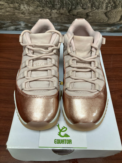 Jordan 11 Retro Low Rose Gold Size 7W/5.5M